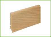 MDF skirting board veneered with oak veneer 80 * 12 R10